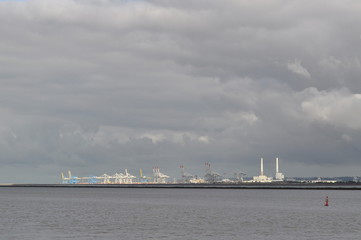 Le Havre vu de Honfleur