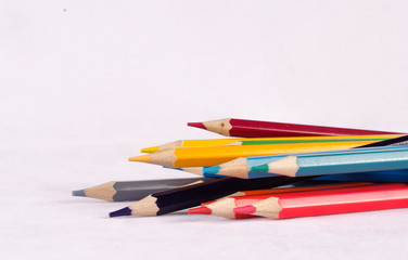 colors colorful wooden pencils draw 
