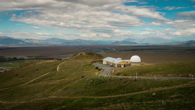 4K Time Lapse on Mount John University Observatory (MJUO), The Premier astronomical research observatory in New Zealand.