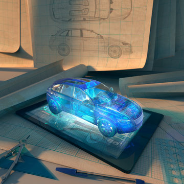 Car hologram