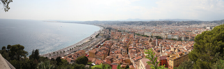 Fototapeta na wymiar Panorama Nizza