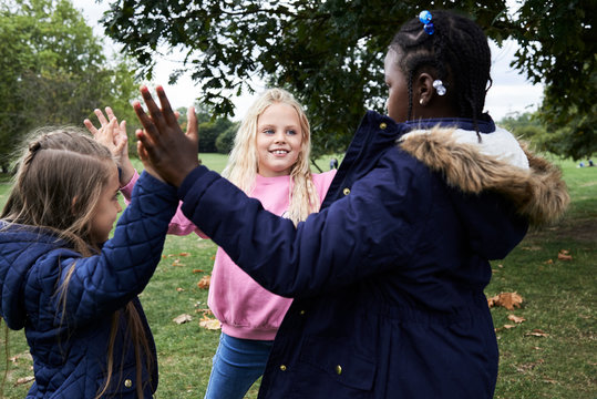 Hand-clapping game.