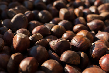 cesta di castagne