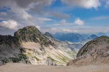 Slowenien Wandern Alpen Berge Natur Panorama Sommer