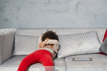 Littile Girl Hiding Her Face