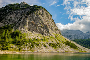 Slowenien Wandern Alpen Berge Natur Panorama Sommer See