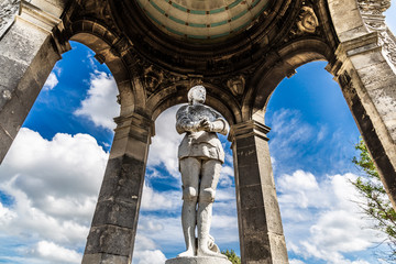 Monument  Jeanne d'Arc in Bonsecours (Normandy, France) 
