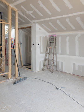 Unfinished attic addition