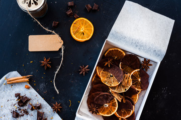 handmade baked orange treats