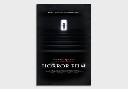 Horror Movie Poster Layout