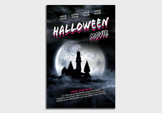 Horror Movie Poster Layout