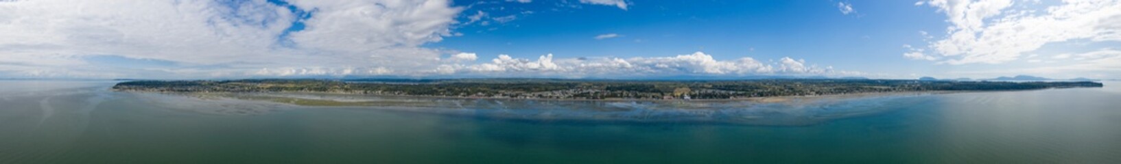 Fototapeta premium Birch Bay Washington Waterfront Coast Panorama