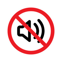 no sound sign symbol