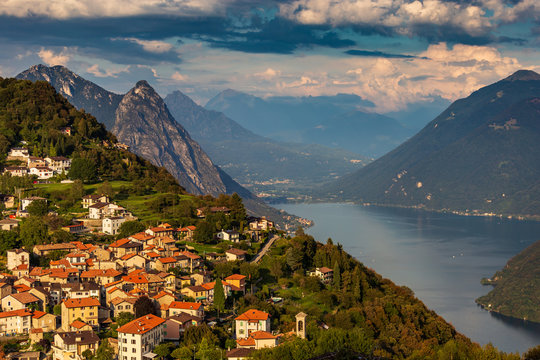 Vista su Br&egrave; paese