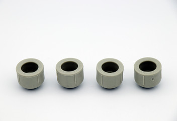 Components for pipes made of polypropylene