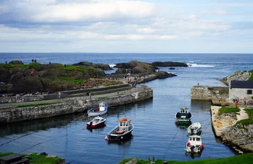 Foto op Canvas Ships Approaching Ballintoy, Antrim, Causeway Coastal Route, Northern Ireland © Alessio Russo