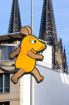 Maus aus der Kinder-TV-show "Sendung Mit der Maus, K&ouml;ln, 31.12.13