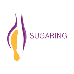 Vector logo for hair removal and sugaring company