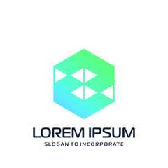 Fototapeta premium Letter Z hexagon abstract Logo Template. construction concept. digital technology logo - vector