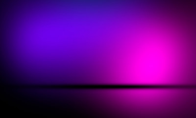  Ultraviolet abstract light. Diode tape, light line. Violet and pink gradient. Modern background, neon light. Empty stage, spotlights, neon. Abstract light.