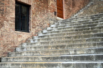 Steinstufen in Siena