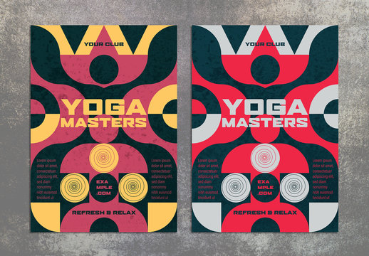 Yoga Event Poster Layout