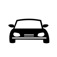 Obraz na płótnie Canvas black and white car logo for design