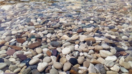pebbles on the beach