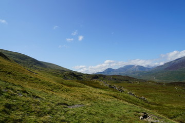 Fototapeta na wymiar Brilliant Mountain Landscape in Wales UK