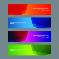 Vector Abstract design banner web template