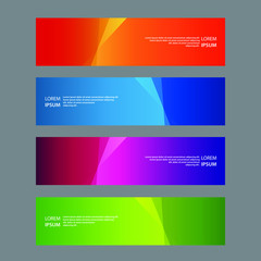 Vector Abstract design banner web template