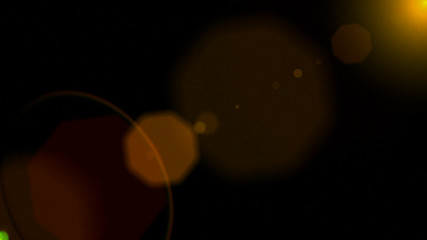 Light Digital Lens Flare Virtual Realistic Illustration Background. Abstract Natural Effect Lighting Ray Colorful Bright And Shine In Space.