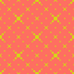 Vector colorful geometric seamless pattern. Simple abstract minimalist texture