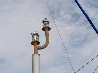 Lights on the pier.