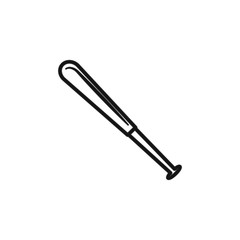 Baseball Bat line icon. Elements of life style illustration icons. Signs, symbols can be used for web, logo, mobile app, UI, UX