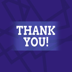 Conceptual hand writing showing Thank You. Concept meaning polite expression used when acknowledging gift service compliment Geometric Outlined Shape in Violet Monochrome Abstract Pattern