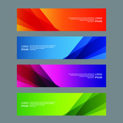 Vector Abstract design banner web template