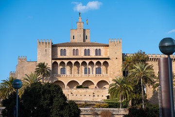 Palacio Real de La Almudaina, Palma de Mallorca. Islas Baleares, España.