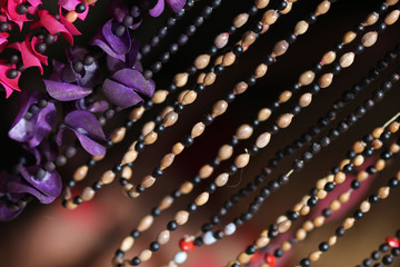 abstract background with beads