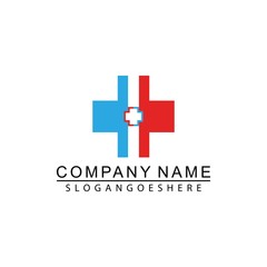 Fototapeta premium Letter I Medical Healthcare Hospital Logo