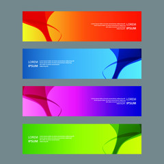 Vector Abstract design banner web template