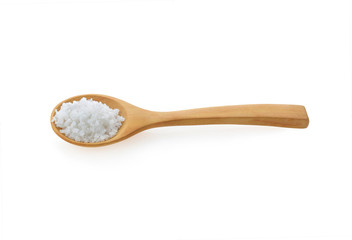 Table salt isolated on a white background