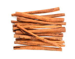 cinnamon isolated  on white background