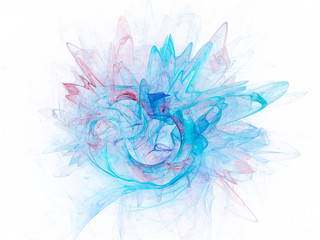 surreal futuristic digital 3d design art abstract background fractal illustration for meditation and decoration wallpaper