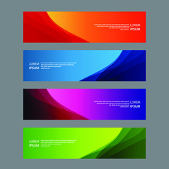 Vector Abstract design banner web template