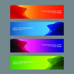 Vector Abstract design banner web template