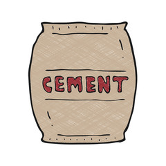 digitally drawn illustration cement design. hand drawing texture style
