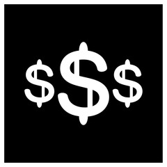 Money Logo Design Concept Vector. Illustration Template. Icon Symbol