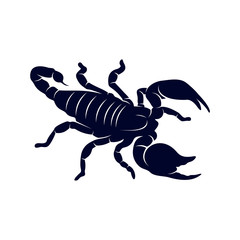 Scorpion Logo Vector, vector image for the tattoo, symbol or logo, Illustration Template