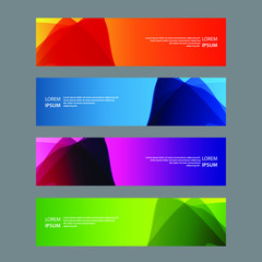 Vector Abstract design banner web template